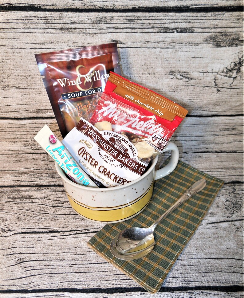 Get Well Soup Gift Basket Care Package Thinking of You Gift Etsy