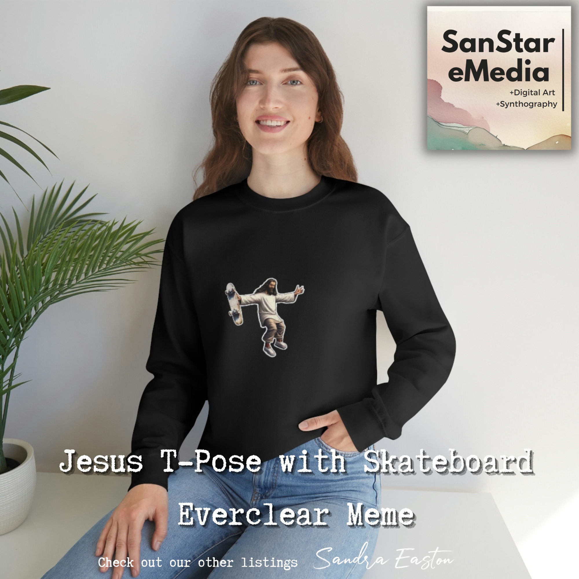 Jesus T-Posed For Our Sins Pullovers