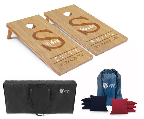 Tailgating Pros Cornhole Bags − 8規定サイズCorn穴バッグwith a carrying tote − 23 +色オプション All-Canvas Tailgate Pro Cornhole Bags | Speed 4⁄5 | 76Brave Cornhole