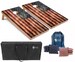 Tailgating Pros 4'x2' Regulation Flag Series Cornhole Boards w/ Carrying Case & set of 8 Bags. Different Lighting Options Available! 