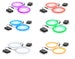 Tailgating Pros Premium 36 LED Cornhole Light Ring Set - White LED Ring Lights 