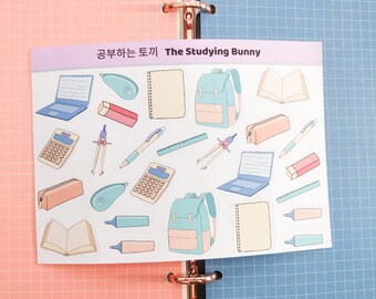 Naklejki do nauki | Naklejki ręcznie robione, naklejki do bulletjournal, naklejki dekoracyjne, naklejki do scrapbooków, papier, naklejki do rękodzieła, naklejki do planerów