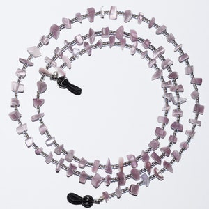 Purple Chips Eyeglass Chain