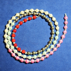 Pick Your Color Glass Pearl Eyeglass Chain