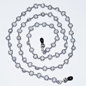 Silver Rainbow Eyeglass Chain