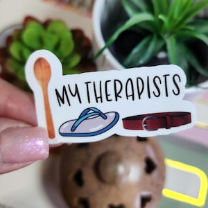 Chancla Therapist Sticker