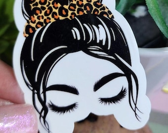 Bun girl sticker