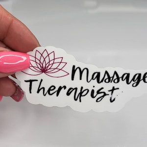 Massage therapist sticker