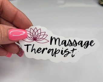 Massage therapist sticker