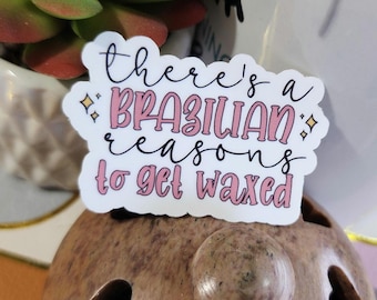 Brazilian wax sticker