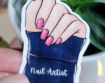 Nail artist sticker