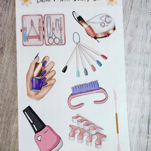 Nail Artist Sticker Sheet