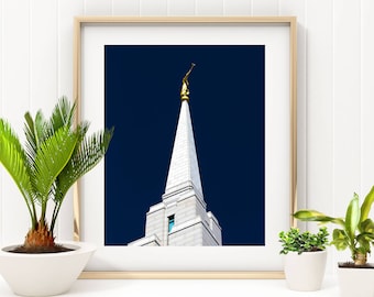 Engel Moroni op de tempel van de berg Oquirrh / / krijg je 5 maten / / Instant Digitale Download