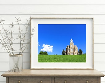 De Logan Utah LDS tempel / / krijg je 5 maten / / Instant Digitale Download