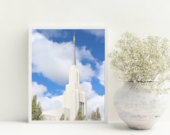 Twin Falls Idaho LDS tempel / / 5 maten / / Instant Digitale Download
