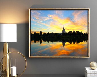 IDAHO FALLS LDS tempel / / 5 maten / / Instant Digitale Download
