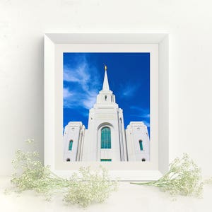 The Brigham City Utah LDS Temple // You Get 5 Sizes // Instant Digital Download