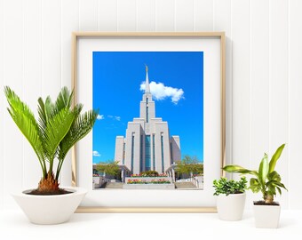 De Oquirrh berg Utah LDS tempel / / krijg je 5 maten / / Instant Digitale Download