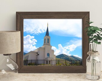 De Star Valley Wyoming LDS tempel / / krijg je 5 maten / / Instant Digitale Download