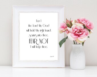 Isaiah 41 13 | Etsy