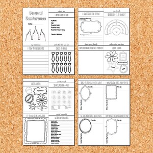 LDS General Conference Packet / Primary Children Activity Packet ...