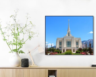 De Ogden Utah LDS tempel / / krijg je 5 maten / / Instant Digitale Download