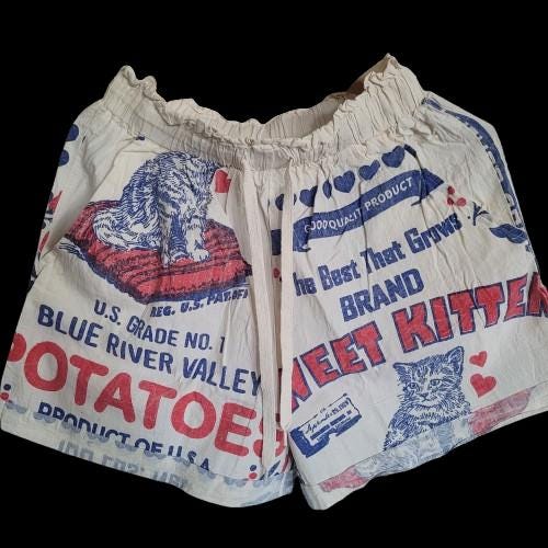 激安通販 Sack Feed Shorts Etsy - パンツ