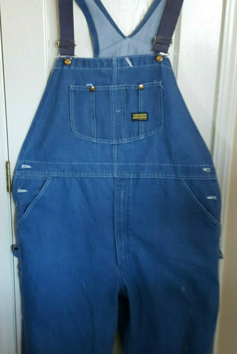denim work overalls