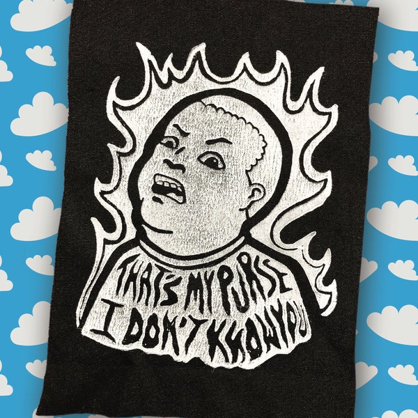 Bobby Hill - That's My Purse I Don't Know You - Punk Patch, Block Print
