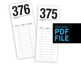 Auction Bid Cards with purchase notes, 1-600, single sided, cattle sale, stock auction, school event, fundraiser, gala, charity, PDF file