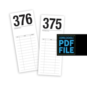 Cartes d'enchères avec notes d'achat, 1-600, recto, vente de bétail, vente aux enchères, événement scolaire, collecte de fonds, gala, charité, fichier PDF