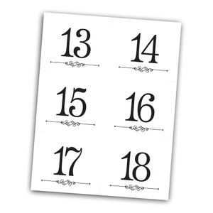 Bottle numbers tags, fundraising events, PDF file, bourbon pulls, raffles, galas, wine grabs, charity, school events, bingo, baskets