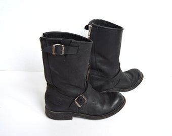 cowboy biker boots ladies