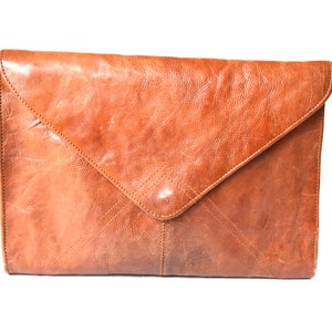 Bolsa de mão de couro dos anos 70 Bolsa de mão retrô de couro genuíno Bolsa de couro feminina vintage Mini maleta marrom claro Bolsa mesenger