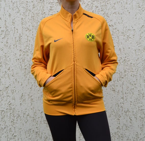 yellow nike windbreaker