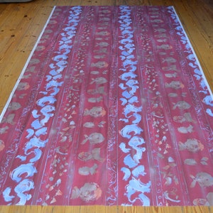 Finland Fabric piece abstract print cotton fabric Finnpile collection Romance Textile 147 cm x 280 cm Unused scandinavian vintage fabric