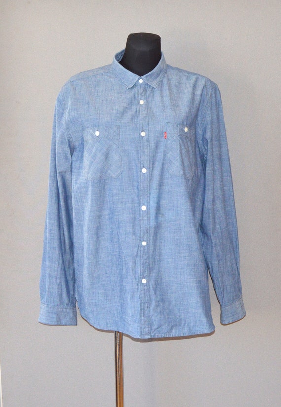 levi's light blue shirt