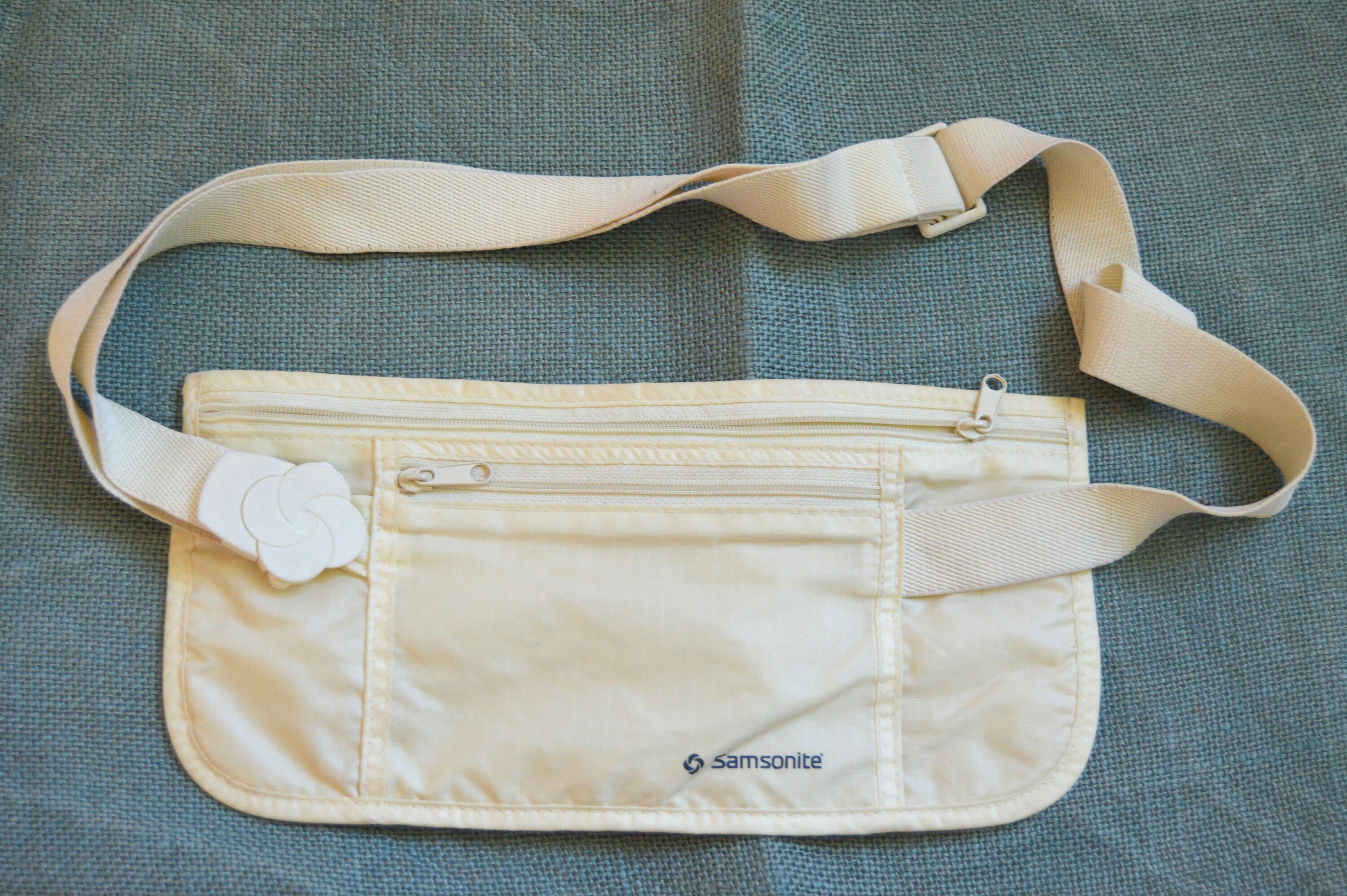 Vintage Samsonite Bag Ivory White Fanny Pack Waist Bag Etsy