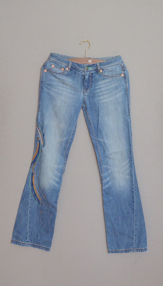 パンツ 00s Armani jeans boots cut denim Armani Exchange Bootcut Fit Jeans Men's 32 x 30 Blue Denim