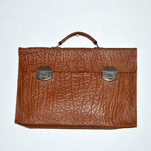 Porte-documents en cuir vintage Boho marron porte-documents en cuir épais sac à main médecins sac en cuir cartable documents portefeuille sac
