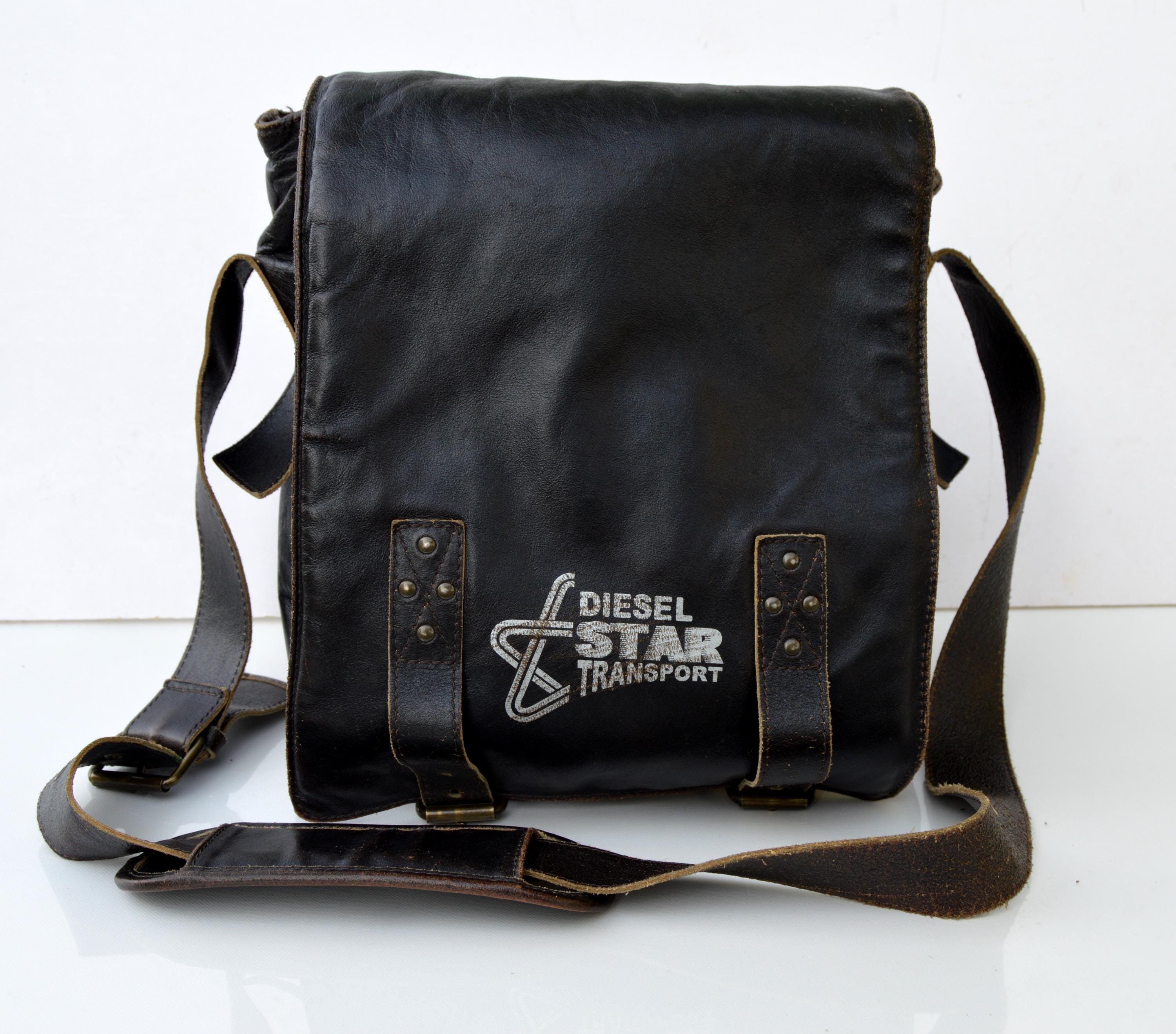 Diesel Messenger Bag - Etsy Diesel Messenger Bag - Etsy