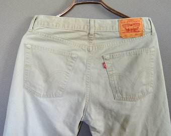 jeans beige levis