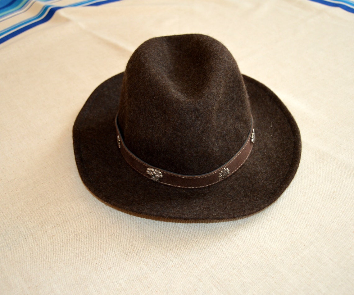 Vintage Tyrolean hunting hat Fedora Loden Hat Fashion Mens Hat Etsy