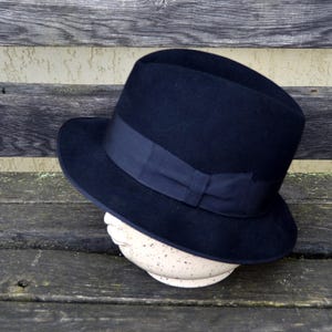 Vintage Borsalina Bowling Derby Hat Size 3 1/2 Borsalino Bowler Hat - Etsy main image 2