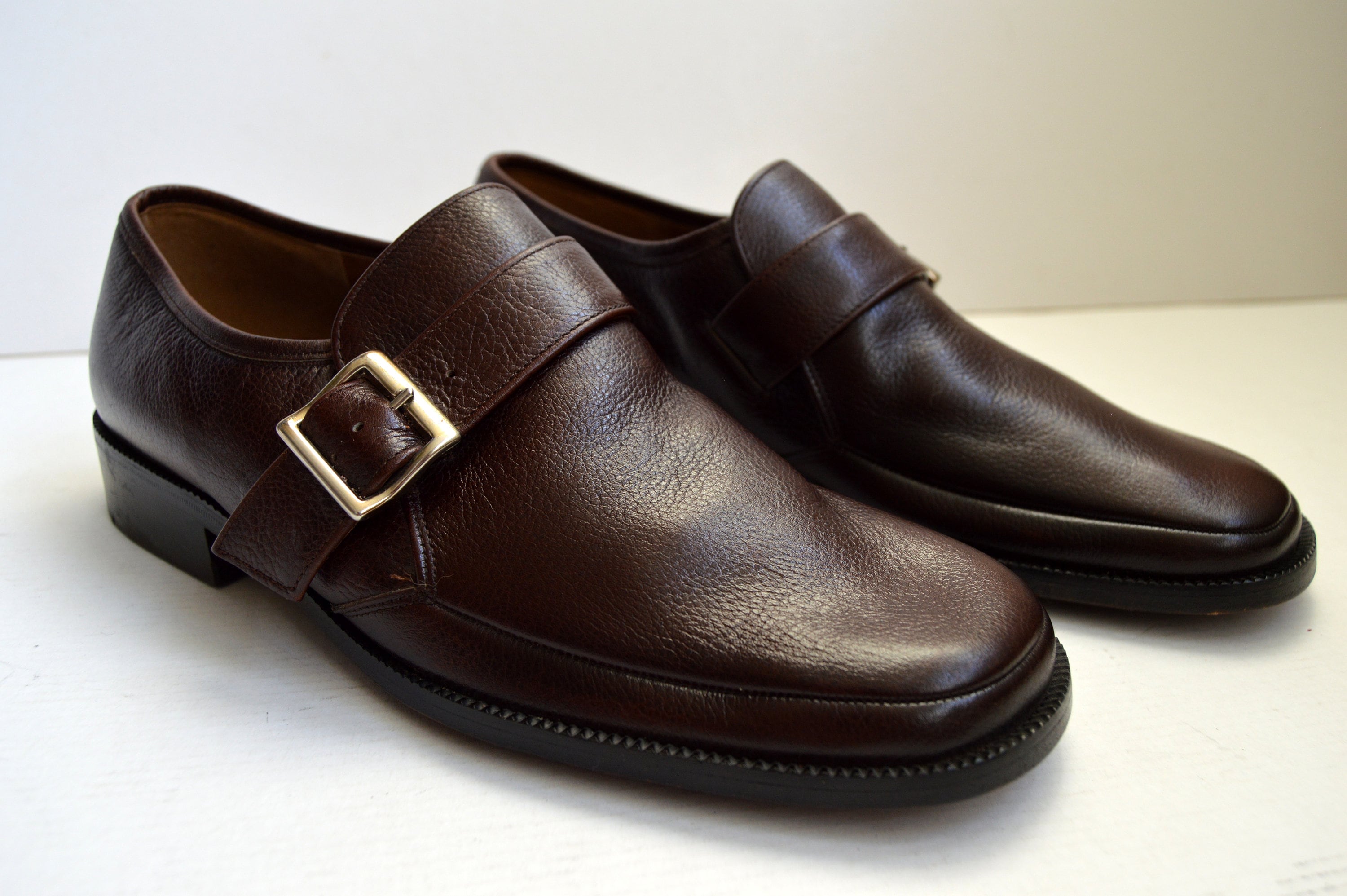 Vintage Loafers Mercedes Men's Leather 