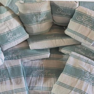 Embroidered Turkish Towel - Personalized with Name or Monogram