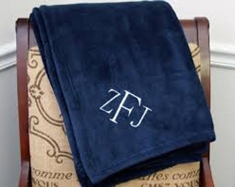 Plush Blankets with Embroidery!  Personalized - Warm and Cozy 50" X 60"