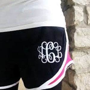 Monogrammed Team Athletic Shorts - Cute and Trendy!