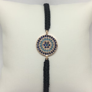 Evil Eye Macrame Bracelet / Nazar Bracelet / Evil Eye Jewelery / Evil Eye Bracelets / Gift for Her