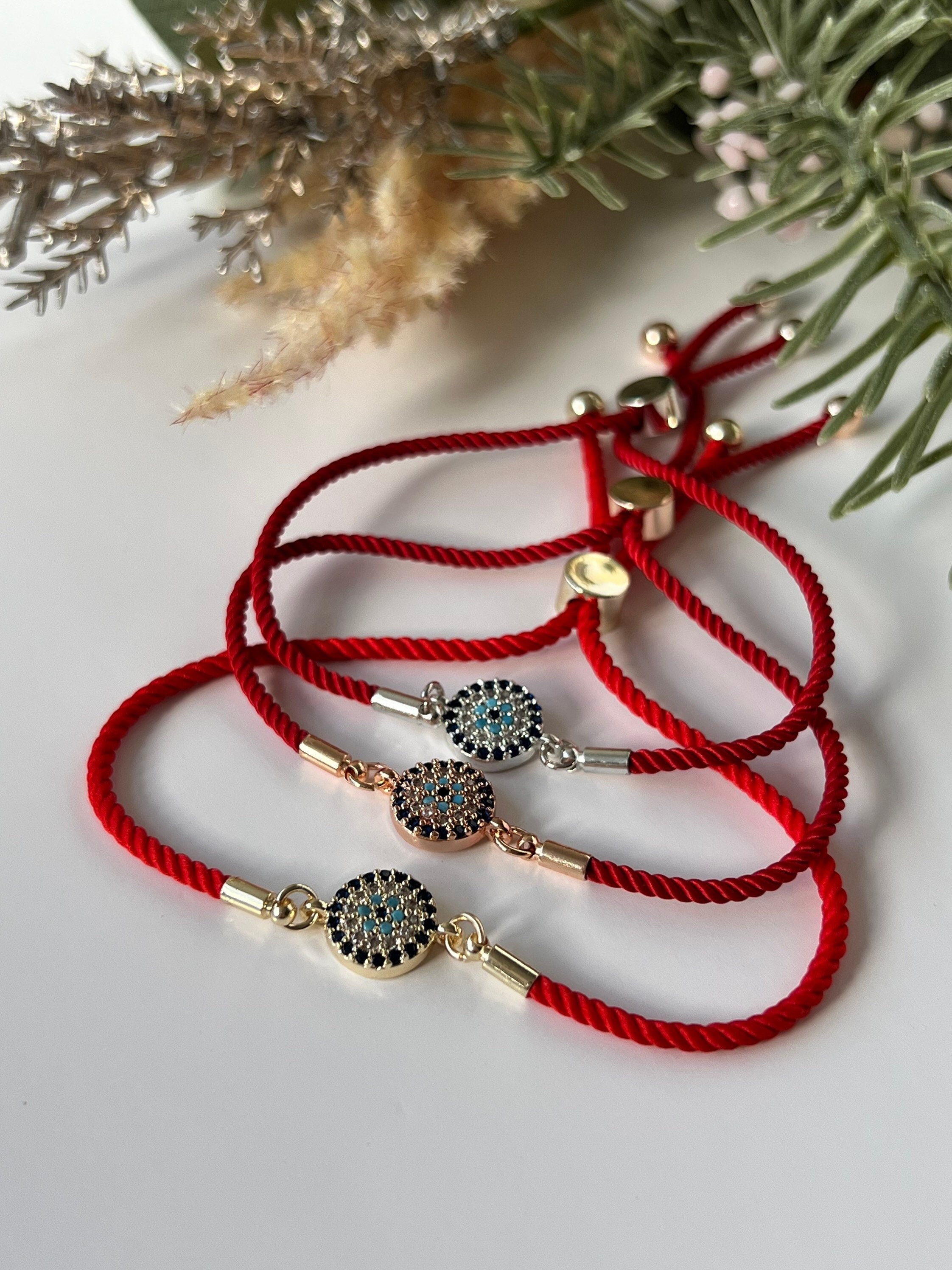 Evil eye slider bracelet discount